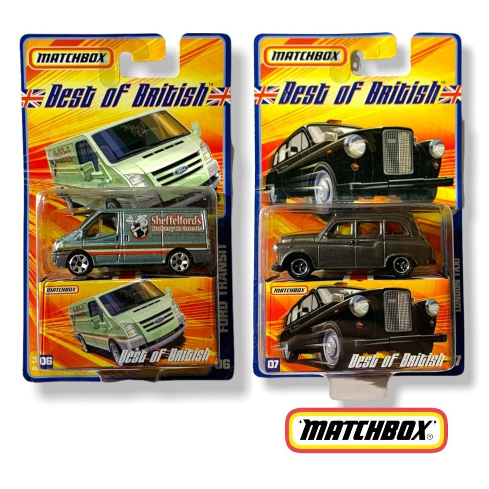 2-Pack Matchbox Best of British 2008 Vehicles - SEALED